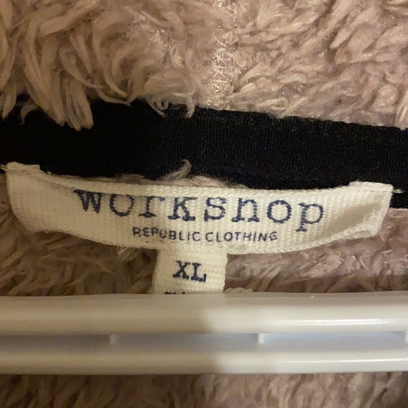 Workshop Republic Light Pink Teddybear Turtleneck Sweater - Picture 4 of 4